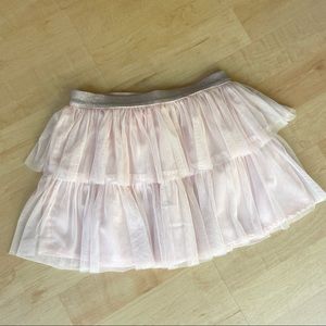 Soft Pink tulle tiered skirt Joe Fresh